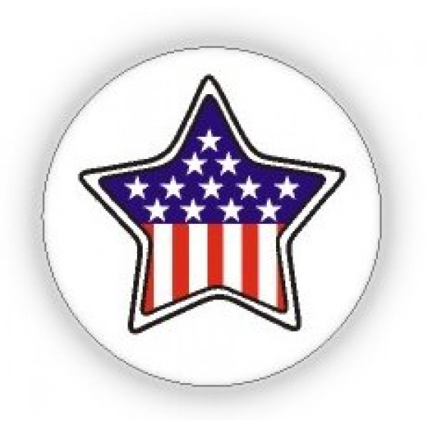 USA Flag Print Pin - 12 PCS Pack - PN-UFG04