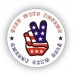 USA Flag Print Pin - 12 PCS Pack - PN-UFG05