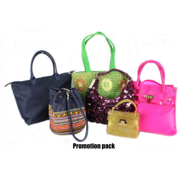 Discount Package: 6 Pieces Assorted Bags ( Only 1 pack Left ) - PROMO292
