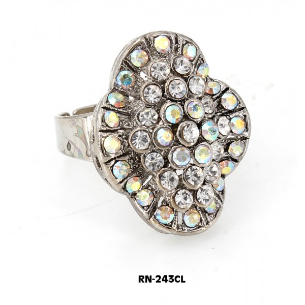 Austrian Crystal  Ring  - Clear Color - RN-2243CL