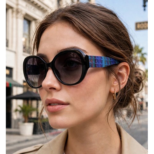 Wholesale FD Group with Monogram Assorted Colors Sunglasses (12-piece pack) - GL-1702