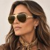 Wholesale Aviator Group Gold tone Sunglasses (12-piece pack) - GL-20644G