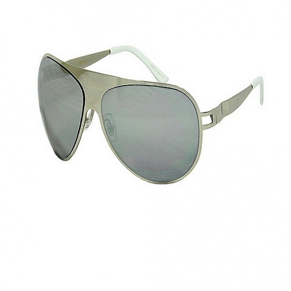 Sunglasses - Aviator Group - 12 PCS Silver Tone - GL-20644S