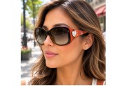 Sunglasses - JCT Group  - 12 PCS Heart Charm - Asst. Color - GL-2824