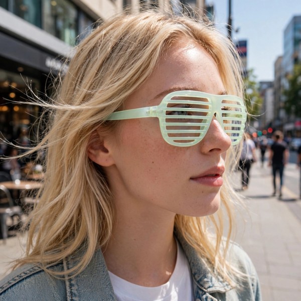 Wholesale Shutter Shades Glow in the Dark Sunglasses (12-piece pack) - GL-A001