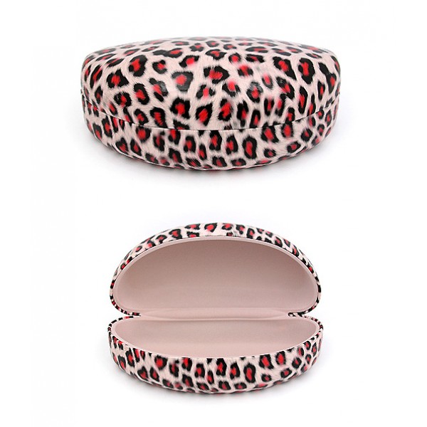 Sunglasses Case - Leopard Print - Pink - GL-A611791313