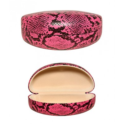 Sunglasses Case - Snake Print - Hot Pink - GL-CW886HPK