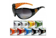 Sunglasses - DR Group - 12 PCS Designer Sunglasses w/ Rhinestone Letters - GL-IN2055R