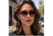 Sunglasses - MISC Group - 12 PCS Colored Rhinestones Sunglasses - Asst. Color - rGL-IN2312