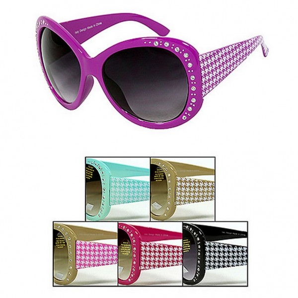 Sunglasses - MISC Group Monogram - Houndstooth - GL-IN3054