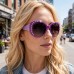 Wholesale MISC Group Monogram Houndstooth Sunglasses (12-piece pack) - GL-IN3054