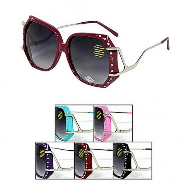 Sunglasses - CLE Group -12 PCS  w/ Rhinestones - GL-IN4069