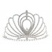 Tiara w/ Side Comb - Clear Crystal Stones - TA-60184