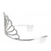 Tiara w/ Side Comb - Clear Crystal Stones - TA-60184