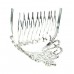 Small Tiara w/ Comb - Clear Crystal Stones - TA-60580CR-S