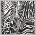 Merrow Top with 3/4 Sleeve, Zebra/Giraffe Print – Black & White - ATP-MT9507