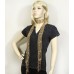 2-in-1 Beaded Crochet Sash Scarf and Belt - Tan Color - SF-SFS119007