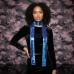 Scarf - Square Sequined Sash Belts - Blue - SF-SFS109103