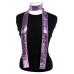 Scarf - Square Sequined Sash Belts- Lilac - SF-SFS109104