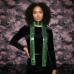 Scarf - Square Sequined Sash Belts - Lime Green - SF-SFS109106